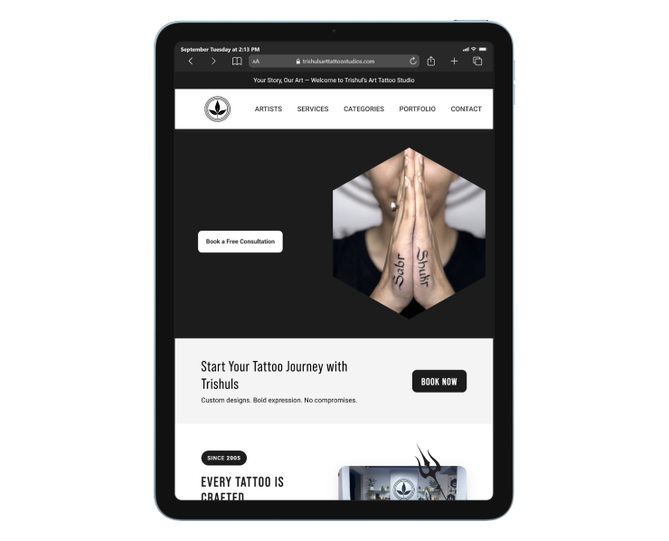 Trust Travel Website Design